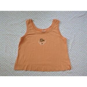Orange Hogs Breath Key West Tank Top Medium Little Logo